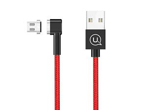 Кабель Usams US-SJ158 Micro Magnetic Charging 1.2m Red