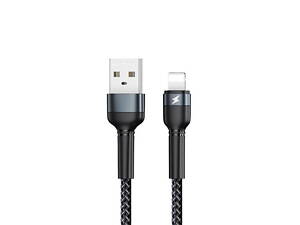 Кабель USB - Lightning 8-pin REMAX Jany RC-124i Black (1м)