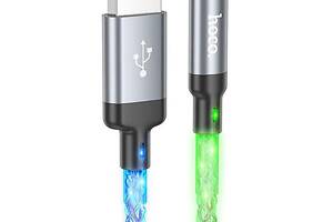 Кабель USB- Lightning с RGB подсветкой Hoco U112 Shine