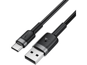 Кабель USB 2.0 AM-Type-C M, 1.2 м, 60W алюмінієвий сплав Black, C22-04 Acefast