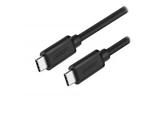 Кабель USB 2.0 Type-C M-M, 2 м, 60W Чорний, Cable Nickel Plating US286 UGREEN