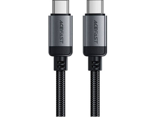 Кабель USB 2.0 Type-C M-M, 1.2м 60W алюмінієвий сплав Black, C20-03 Acefast - Фото 1