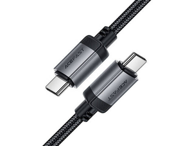 Кабель USB 2.0 Type-C M-M, 1.2м 60W алюмінієвий сплав Black, C20-03 Acefast - Фото 4