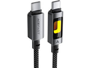 Кабель USB 2.0 Type-C M-M, 1.2 м 60W C21-03 Black Acefast