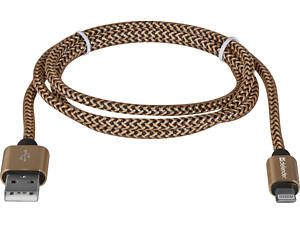 Кабель USB AM-Lightning M, 1.0 м, золотистый, 01-03T PRO Defender
