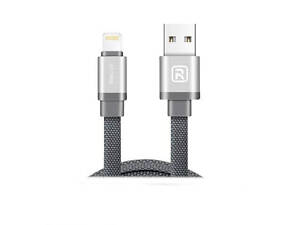 Кабель USB Lightning Delicate Recci RCL-H100-Grey