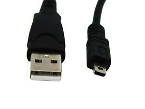 Кабель USB - Mini-B 8pin Nikon UC-E6 D5100 P50 Olympus CB-USB7 FE-20, h07