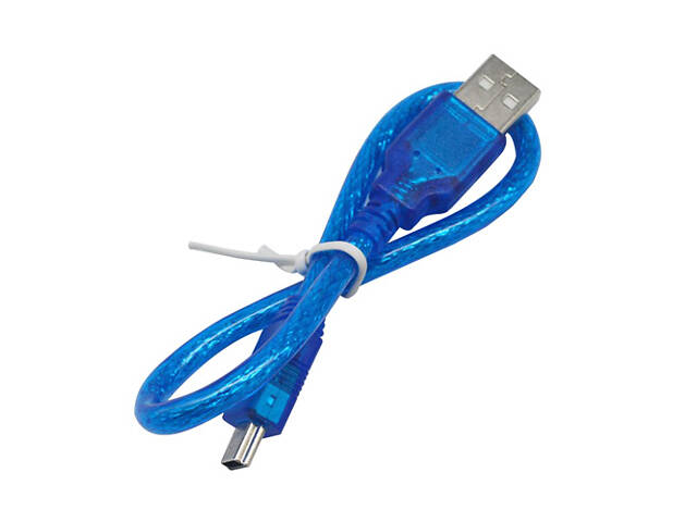 Кабель USB - MiniUSB 0.5м для Arduino, смартфона, екранований - Фото 1