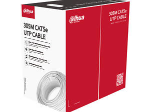 Кабель витая пара UTP CAT5e Dahua DH-PFM920I-5EU-U внутренний 305 м (0.5 мм)