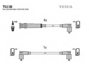 Кабель запалювання к-кт TESLA BMW E21,E30,E28 77-87 2,0 TESLA T023B на BMW 3 седан (E21)