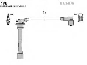 Кабель запалювання к-кт TESLA HY Accent 95-02 1,4-1,6 TESLA T118B на HYUNDAI ELANTRA (XD)