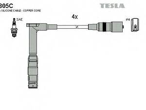Кабель запалювання к-кт TESLA Mersedes 92-00 2,0 TESLA T805C на MERCEDES-BENZ E-CLASS седан (W124)
