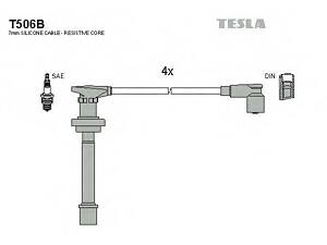 Кабель запалювання к-кт TESLA Nissan Almera,Primera 96- 2,0 TESLA T506B на NISSAN PULSAR I Наклонная задняя часть (N15)