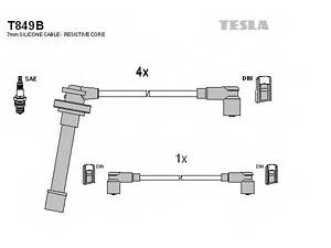 Кабель запалювання к-кт TESLA Nissan Primera P10,P11, Sunny 90-02 TESLA T849B на NISSAN PULSAR III (N14)