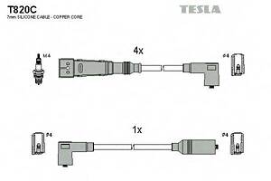 Кабель запалювання к-кт TESLA Seat,VW 91-99 1,4 TESLA T820C на VW GOLF Mk III (1H1)