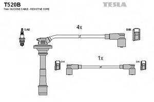 Кабель запалювання к-кт TESLA Toyota Carina 87-92 1,6 TESLA T520B на TOYOTA CARINA Mk II седан (_T17_)