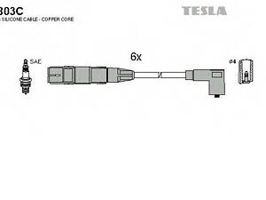 Кабель запалювання к-кт TESLA Vw Transporter 95-00 2,8 VR6 TESLA T803C на VW TRANSPORTER / CARAVELLE Mk IV автобус (70XB