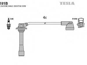 Кабель запалювання к-кт TESLA Mazda 626 1,8 TESLA T181B на MAZDA 626 Mk V (GF)