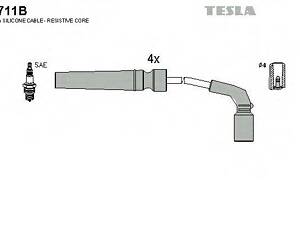 Кабель запалювання к-кт TESLA Daewoo, Chevrolet 1,4 TESLA T711B на CHEVROLET CRUZE (J300)