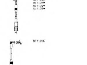 Кабели BREMI 924 на VW GOLF Mk III (1H1)