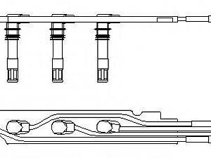 Кабели BREMI 968G100 на VW GOLF Mk IV (1J1)