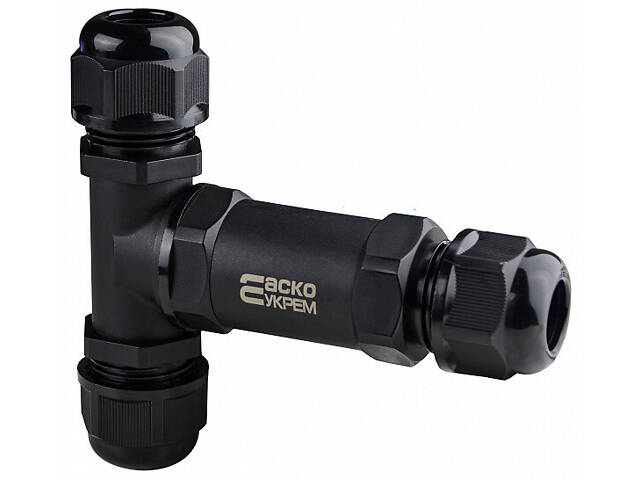 Кабельний з'єднувач 24А 5 контактів провід ø0,5-4мм.кв PG16 тип T поліамід IP68 [A0280010021] CNP 325-Т АСКО - Фото 1