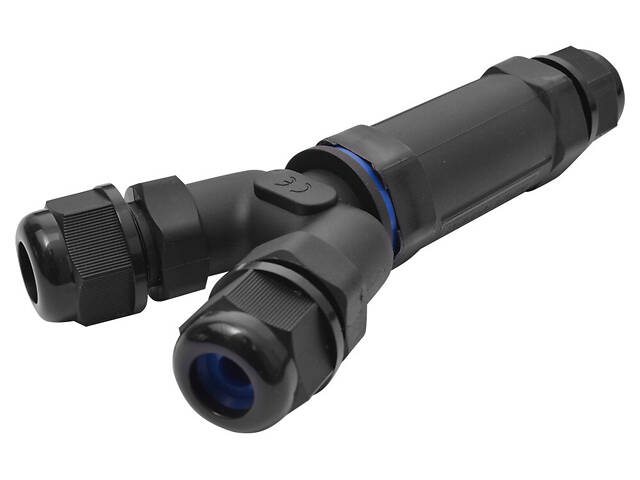 Кабельний з'єднувач 16А 5 контакті провід ø0,5-2,5мм.кв PG11 тип Y поліамід IP68 [s2039104] E.NEXT e.wcc.cnp25y - Фото 1