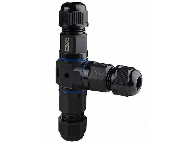 Кабельний з'єднувач 24А 2 контакти провід ø0,5-2,5мм.кв PG11 тип T поліамід IP68 [A0280010016] CNP 312-Т АСКО - Фото 1