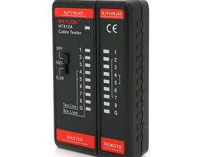 Кабельний тестер Mayilon HT-812A, RJ-45+RJ-11
