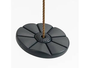 Качели для детей Тарзанка, сиденье для детской площадки с канатом Серый