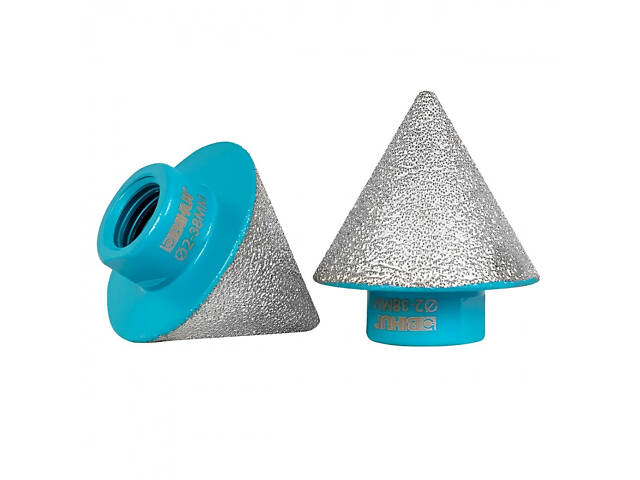 Качественная фреза алмазная BIHUI TURBO 2-38 мм конусная М14 (DMC238) - Фото 1