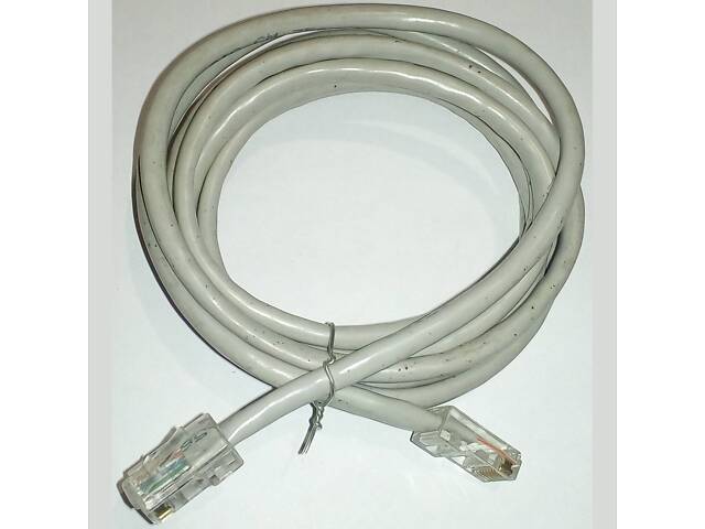 Якісний кабель Ethernet, вита пара, патч-корд, довжина ~2м. Новий! - Фото 5