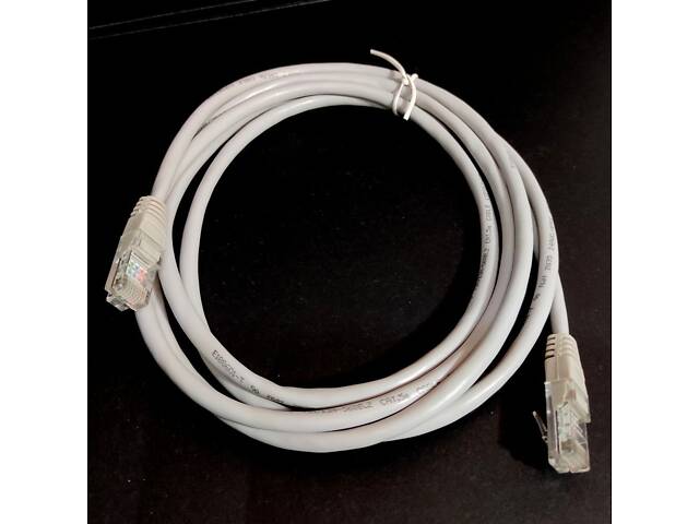 Якісний кабель Ethernet, вита пара, патч-корд, довжина ~2м. Новий! - Фото 7