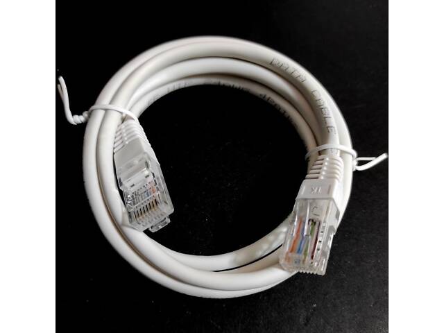 Якісний кабель Ethernet, вита пара, патч-корд, довжина ~2м. Новий! - Фото 9