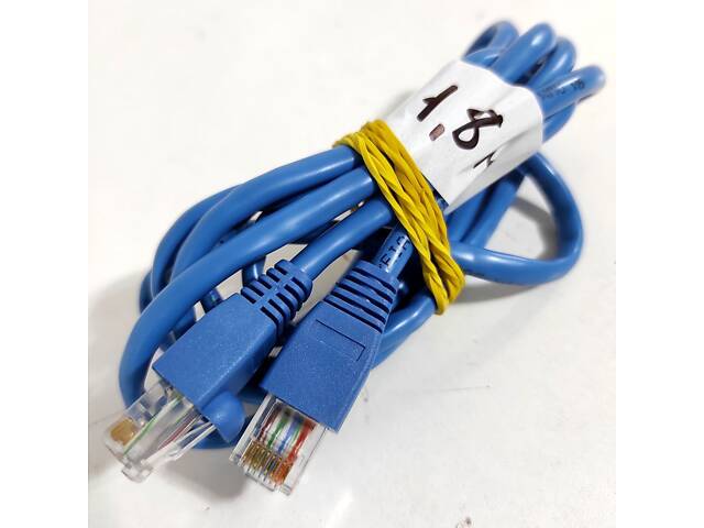 Якісний кабель Ethernet, вита пара, патч-корд, довжина ~2м. Новий! - Фото 11