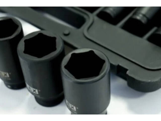 Якісний набір ударних торцевих головок для авто LEX LXIS20E 1/2' 10-38 мм 20 од. ПОЛЬША - Фото 2