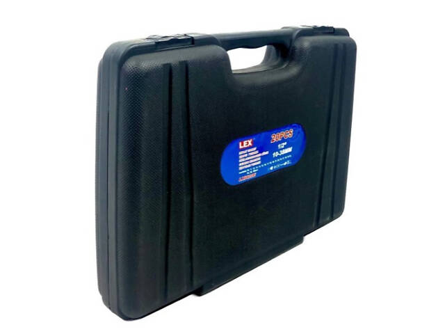 Якісний набір ударних торцевих головок для авто LEX LXIS20E 1/2' 10-38 мм 20 од. ПОЛЬША - Фото 3