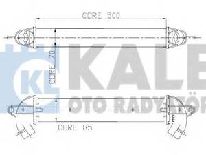 KALE FIAT Інтеркулер Doblo 1.31.9JTD 01- KALE OTO RADYATOR 157000 на FIAT DOBLO Cargo (223)