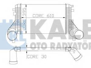 KALE VW Інтеркулер Passat,CC,Sharan,Tiguan 1.4TFSI2.0TDI KALE OTO RADYATOR 342900 на VW PASSAT (362)