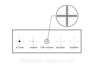 Калібрувальна лінійка SIGETA Slide-2 XY 0.01 мм, Оригінал!