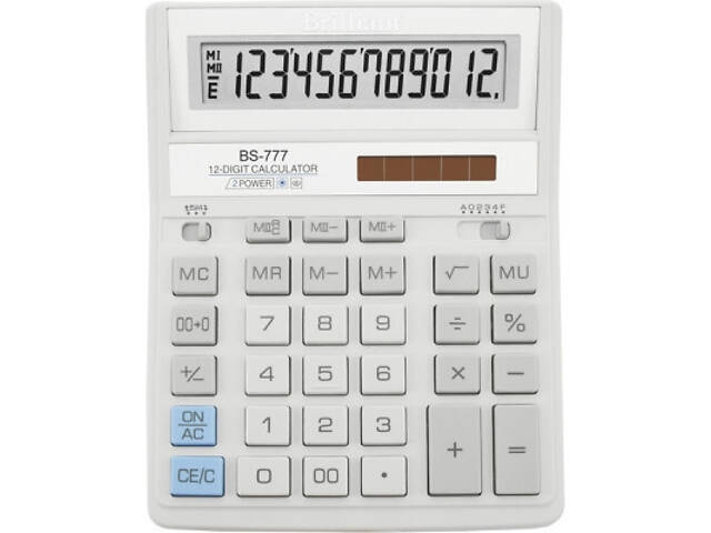 Калькулятор Brilliant BS-777WH - Фото 1