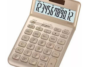Калькулятор Casio JW-200SC-GD-W-EP, золотистий (CALC-CAS-JW-200SC-GD)