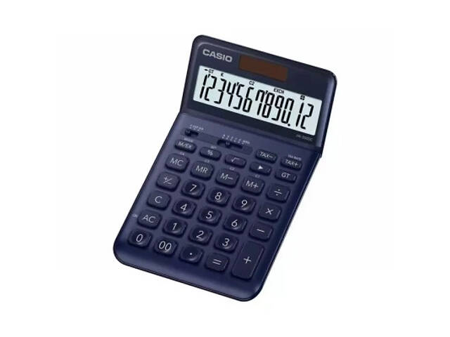 Калькулятор Casio JW-200SC-NY-W-EP, темно-синій (CALC-CAS-JW-200SC-NY) - Фото 1