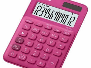 Калькулятор Casio MS-20UC-RD-W-EC, червоний (CALC-CAS-MS-20UC-RD)