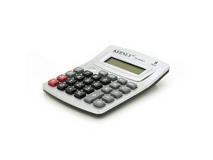 Калькулятор офисный KEENLY KK-800A-1, 27 кнопок, размеры 140*110*30мм, Silver, BOX