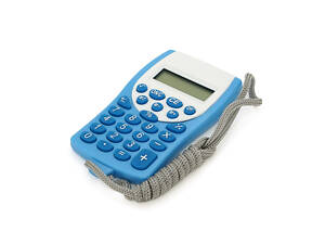 Калькулятор Small KEENLY KK-1880, 25 кнопок, размеры 140*110*30мм, Blue, OEM