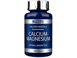 Кальций и магний Scitec Nutrition Calcium-Magnesium 100 tabs