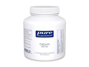Кальций (MCHA), Calcium (MCHA), Pure Encapsulations, для поддержки костей, 180 капсул