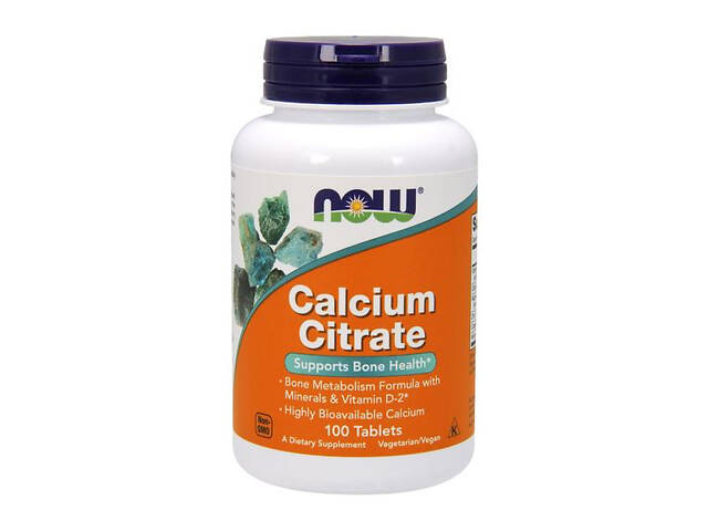 Кальцію цитрат Now Foods 100 таблеток - Фото 1