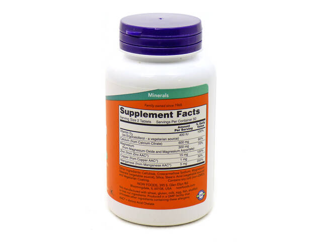 Кальцію цитрат Now Foods 100 таблеток - Фото 2